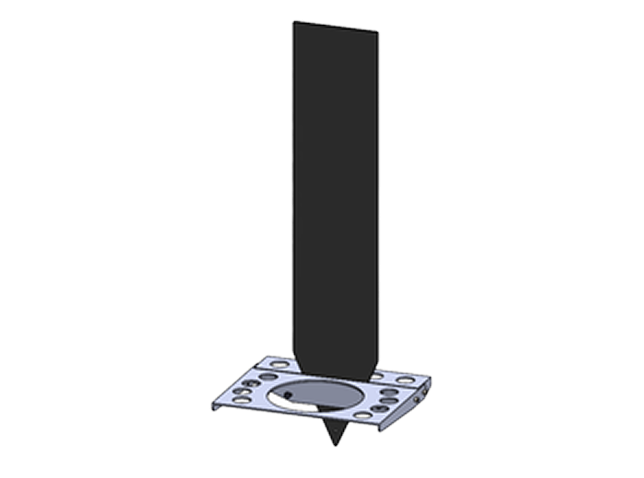 Illustration der Gramal® Gründung zur stabilen Verankerung von Grabstelen